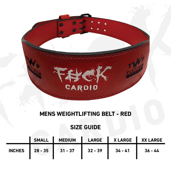 TWP F CARDIO RED BELT