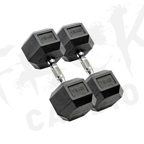 HEX DUMBBELLS 5-20KG (Sold in pairs)