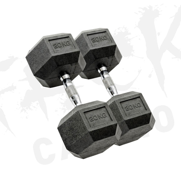 HEX DUMBBELLS 5-20KG (Sold in pairs)