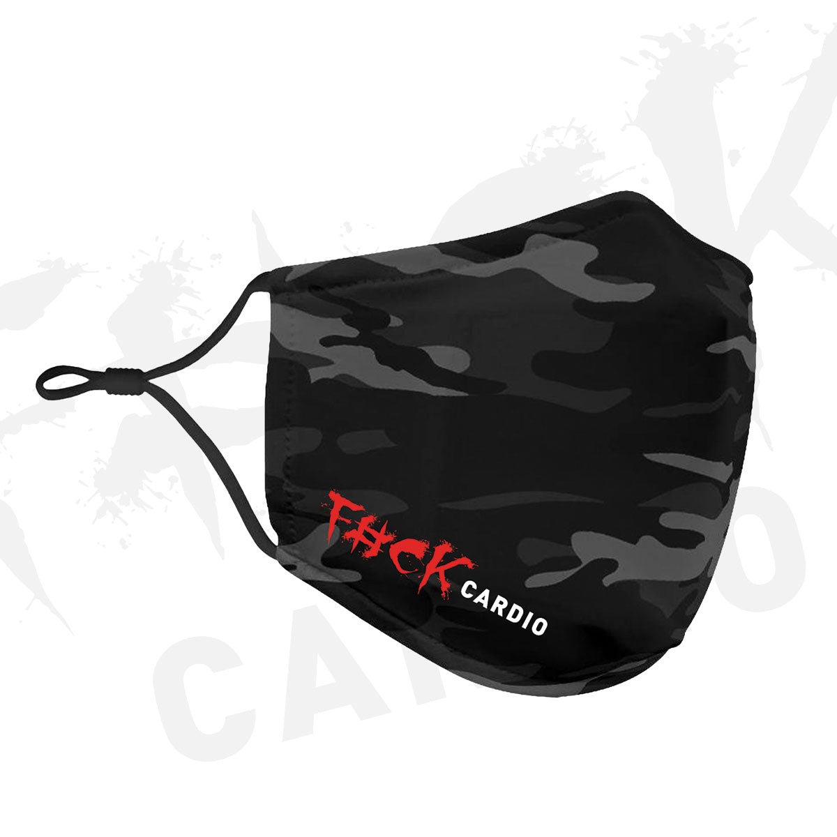 F Cardio Face Shield- Anti Bacterial ZnO coating- PM0.3 Filtration- Liquid Repellent