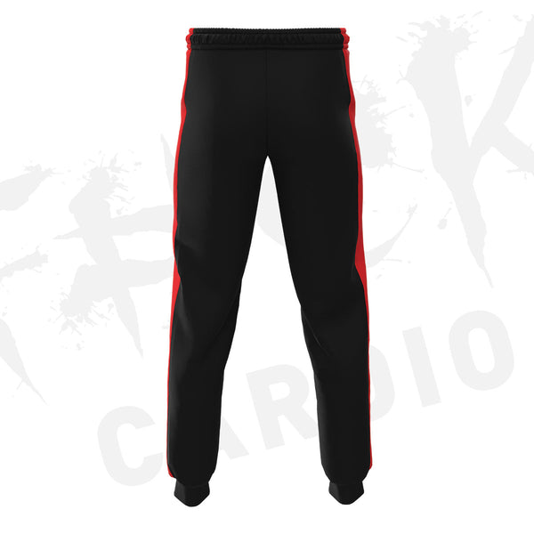 BLACK/RED F CARDIO JOGGERS