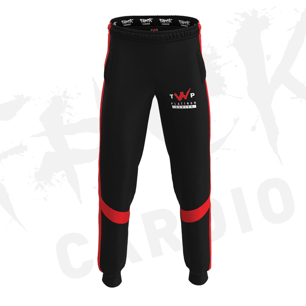 BLACK/RED F CARDIO JOGGERS