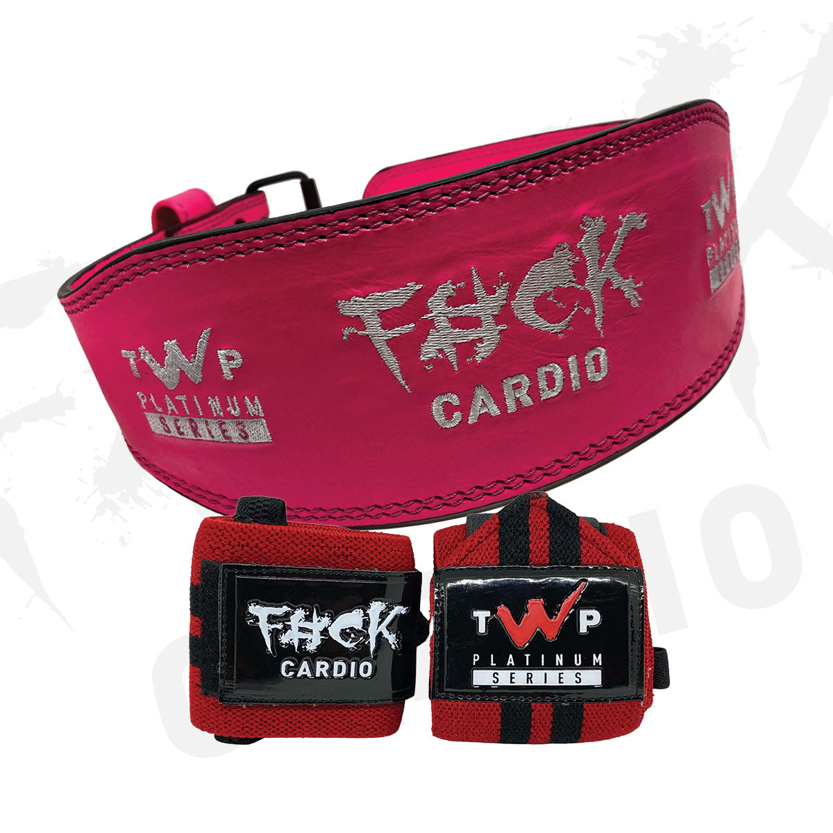 PINK BELT & WRAPS STACK